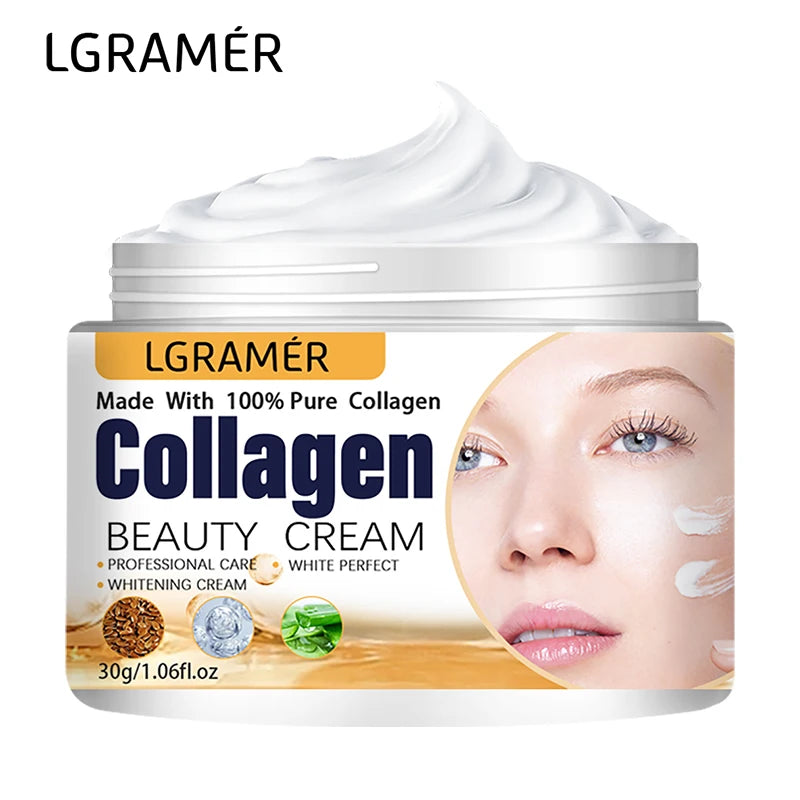 Crema Antiedad con Colágeno y Esencia Coreana — Rostro y Contorno de Ojos