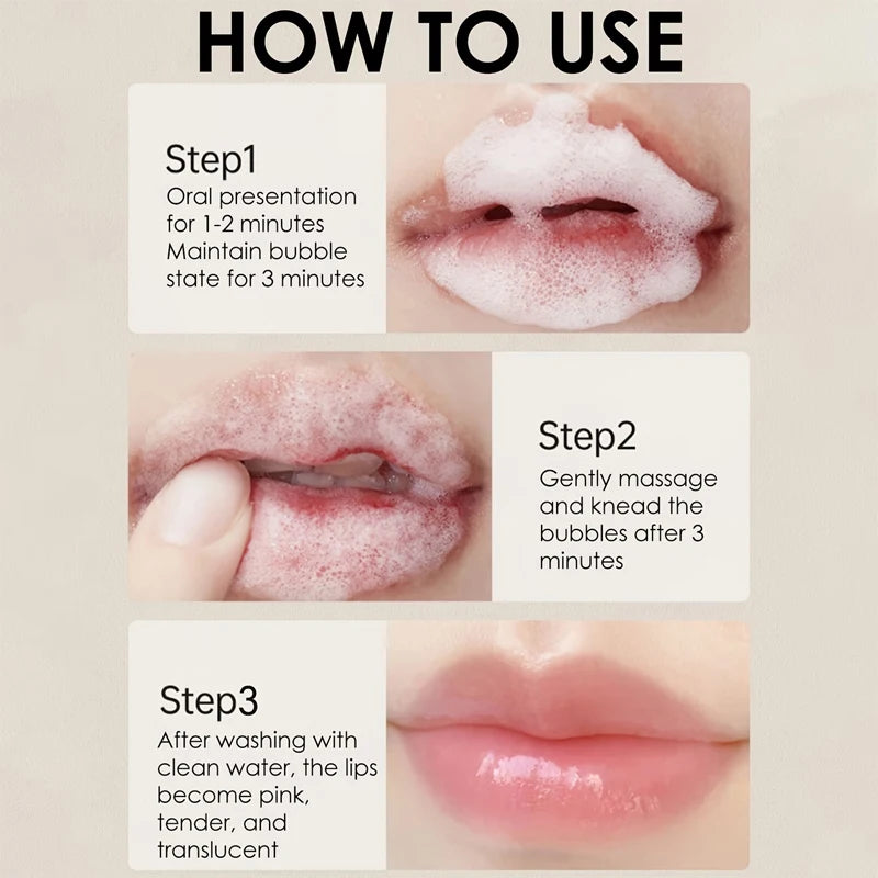 Mascarilla Bubble Lip Mask 3D — Hidratación, Volumen y Brillo