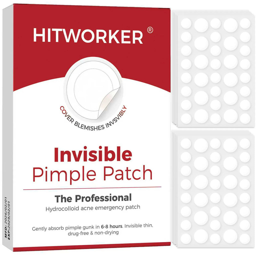 Parches Hydrocolloid para Granos y Acné — Sin Alcohol
